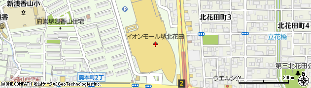 ペッパーランチイオンモール堺北花田店周辺の地図