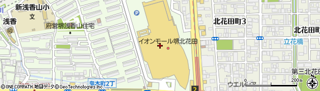スタジオアリスイオンモール堺北花田プラウ店周辺の地図