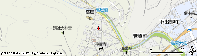 岡山県井原市高屋町1437周辺の地図