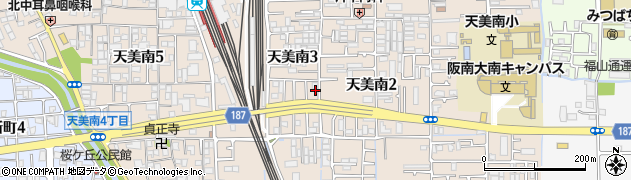 野垣珠算書道教室周辺の地図
