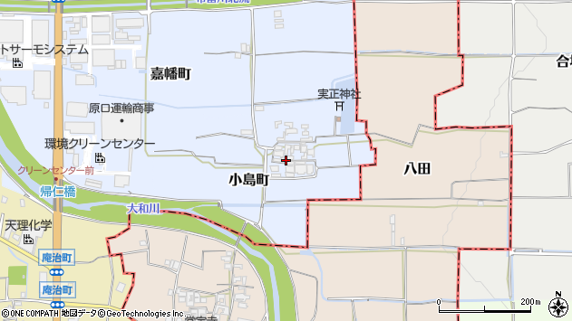 〒632-0085 奈良県天理市小島町の地図