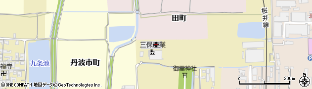 三保産業株式会社　奈良営業所周辺の地図