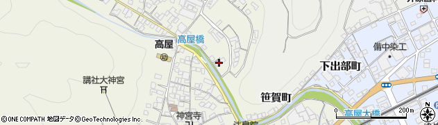 岡山県井原市高屋町1564周辺の地図