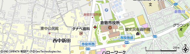 中華蕎麦かたやま 倉敷店周辺の地図