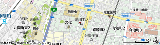 大阪府堺市堺区錦綾町周辺の地図