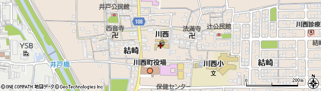 川西町立川西幼稚園周辺の地図