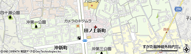 岡山県倉敷市田ノ上新町周辺の地図