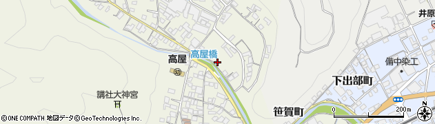 岡山県井原市高屋町1568周辺の地図