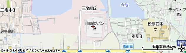 山崎製パン株式会社大阪第二工場　営業課周辺の地図