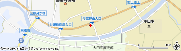 広島銀行甲山支店周辺の地図