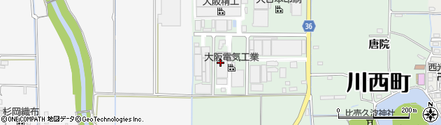 大阪電気工業株式会社　奈良工場周辺の地図