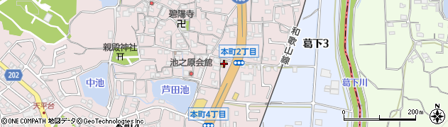 ローソン王寺本町二丁目店周辺の地図