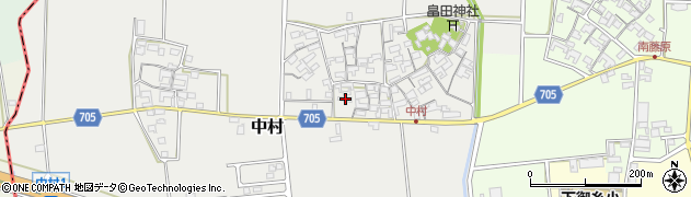 三重県多気郡明和町中村1057周辺の地図