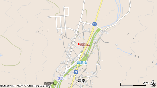 〒720-2417 広島県福山市加茂町芦原の地図