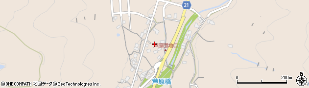 広島県福山市加茂町（芦原）周辺の地図