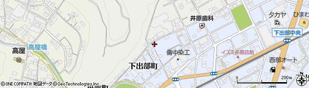 岡山県井原市下出部町861周辺の地図