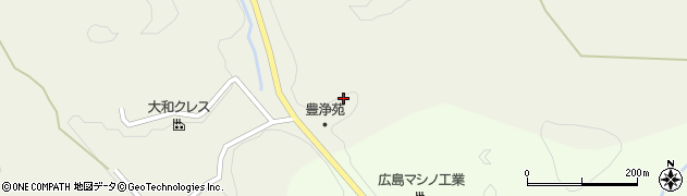 東広島市役所　豊浄苑周辺の地図