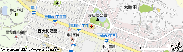キリン堂薬局 河合町店周辺の地図
