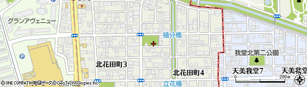 第1北花田公園周辺の地図