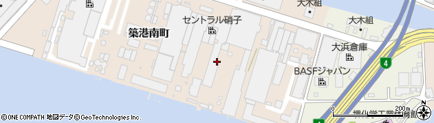 大阪府堺市堺区築港南町周辺の地図