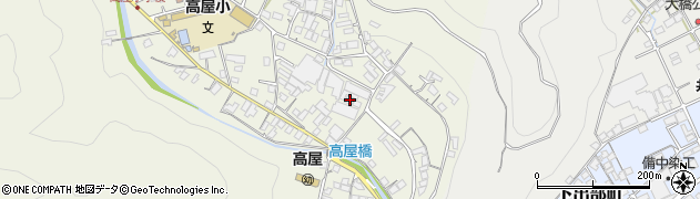 岡山県井原市高屋町1687-4周辺の地図