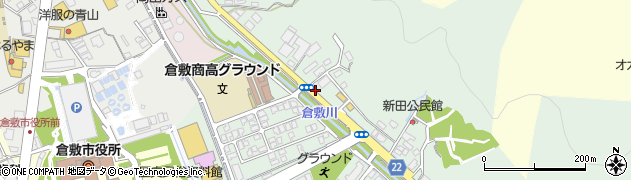 新田団地入口﻿(倉敷市役所)周辺の地図