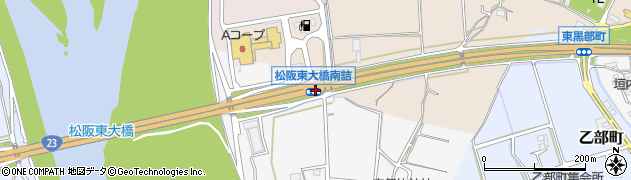 松阪東大橋南詰周辺の地図