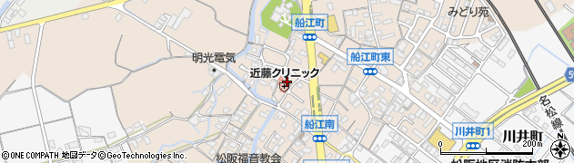 船江町内方公園周辺の地図