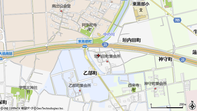 〒515-0118 三重県松阪市垣内田町の地図