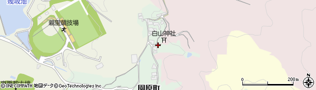 奈良県天理市園原町172周辺の地図