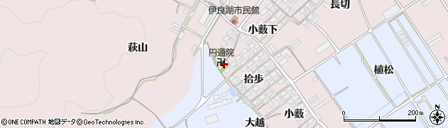 愛知県田原市伊良湖町拾歩周辺の地図