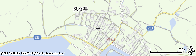 岡山県岡山市東区久々井1376周辺の地図