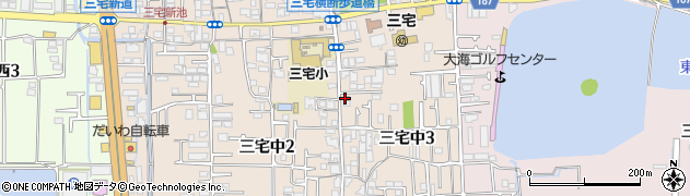 松原三宅郵便局 ＡＴＭ周辺の地図