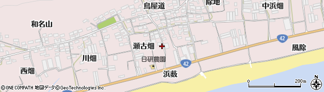 愛知県田原市堀切町瀬古畑60周辺の地図