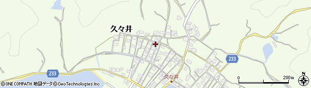 岡山県岡山市東区久々井1381周辺の地図