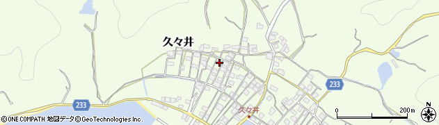 岡山県岡山市東区久々井1382周辺の地図