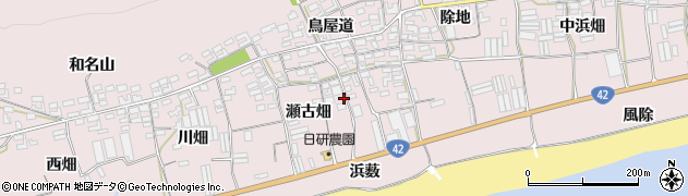 愛知県田原市堀切町瀬古畑59周辺の地図