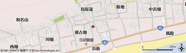 愛知県田原市堀切町瀬古畑34周辺の地図