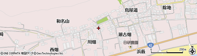 愛知県田原市堀切町川畑周辺の地図