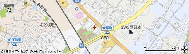 日産プリンス三重販売株式会社　松阪店周辺の地図