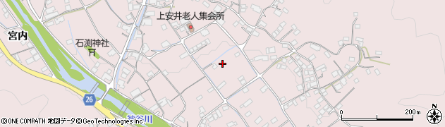 広島県福山市新市町（上安井）周辺の地図