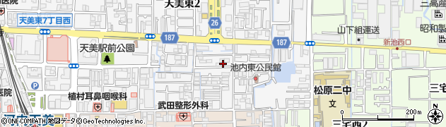 米田一級建築士事務所周辺の地図