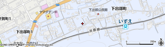 岡山県井原市下出部町493周辺の地図
