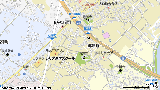 〒515-0002 三重県松阪市郷津町の地図