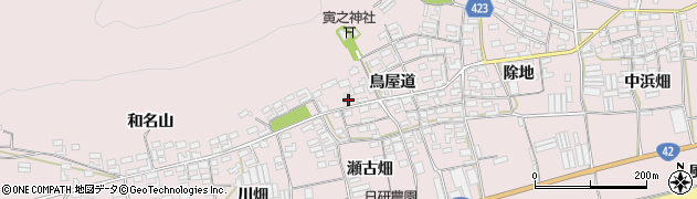 愛知県田原市堀切町鳥屋道48周辺の地図