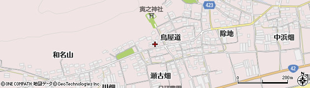 愛知県田原市堀切町鳥屋道49周辺の地図
