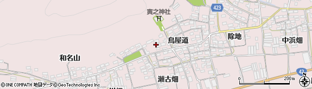 愛知県田原市堀切町鳥屋道40周辺の地図