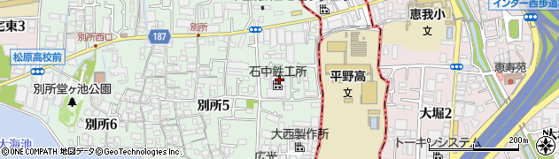 株式会社石中鉄工所周辺の地図