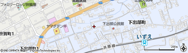岡山県井原市下出部町483周辺の地図