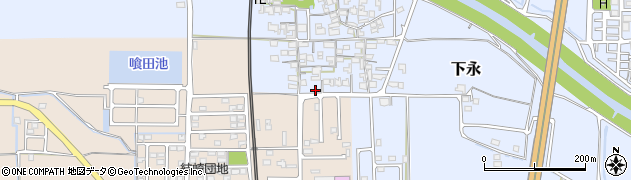 奈良県磯城郡川西町下永252周辺の地図